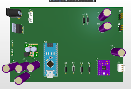 Prototype 6 - PCB CAD Model
